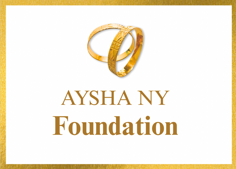 AYSHA NY Foundation Donation