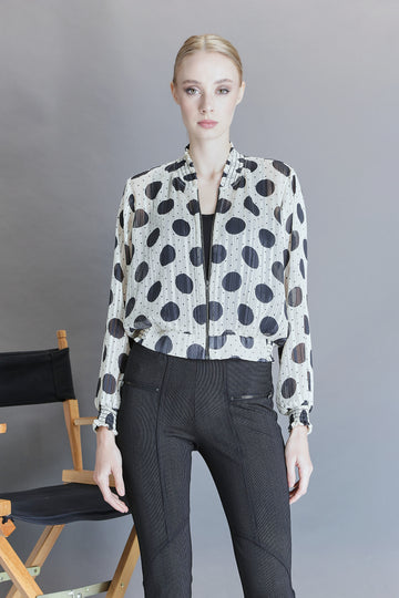 Blousette | Polka Dots Black & White