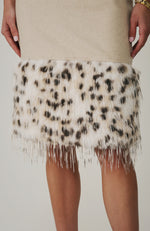 Ava Fur Skirt