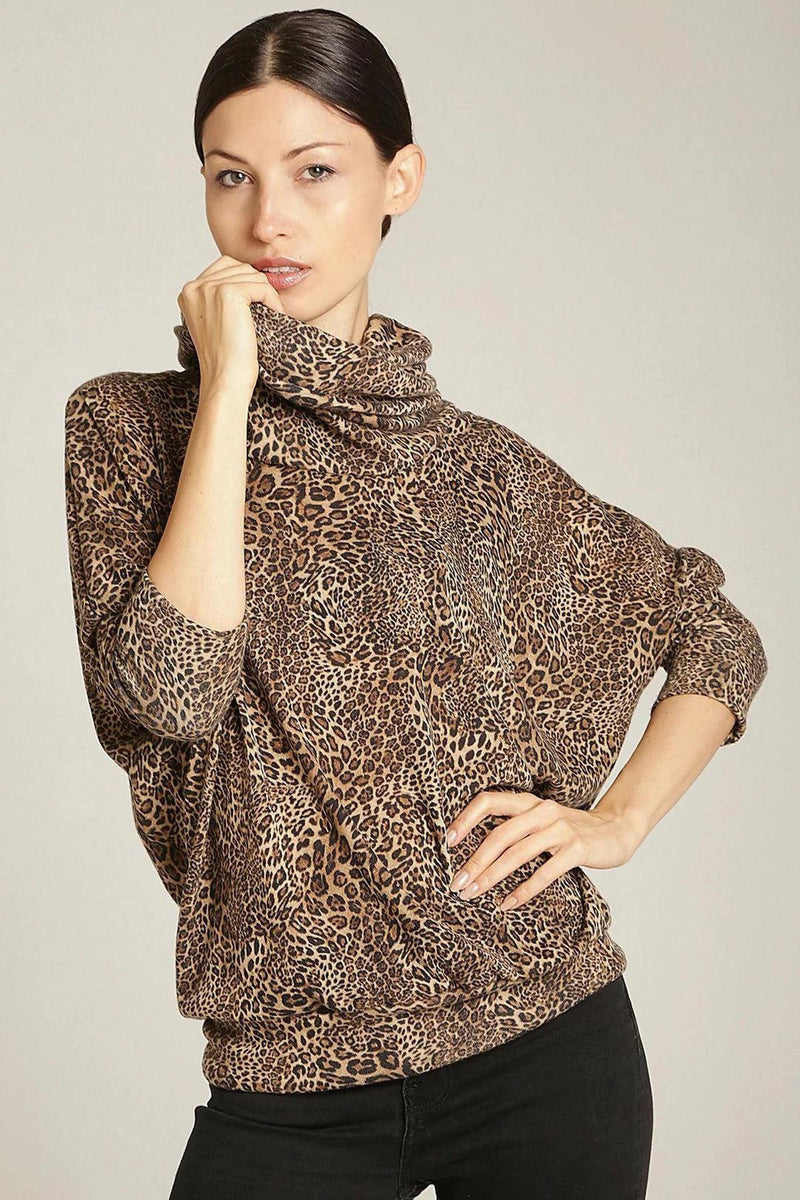 Knit Top | Leopard Print