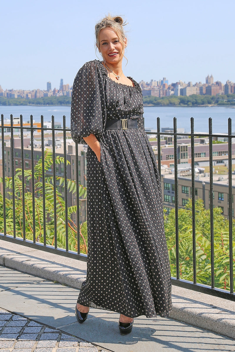 Addison Dress | Black Print AYSHA NY Addison Dress | Black Print AYSHA NY