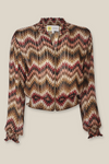 Blousette | Zig Zag Print Rustic