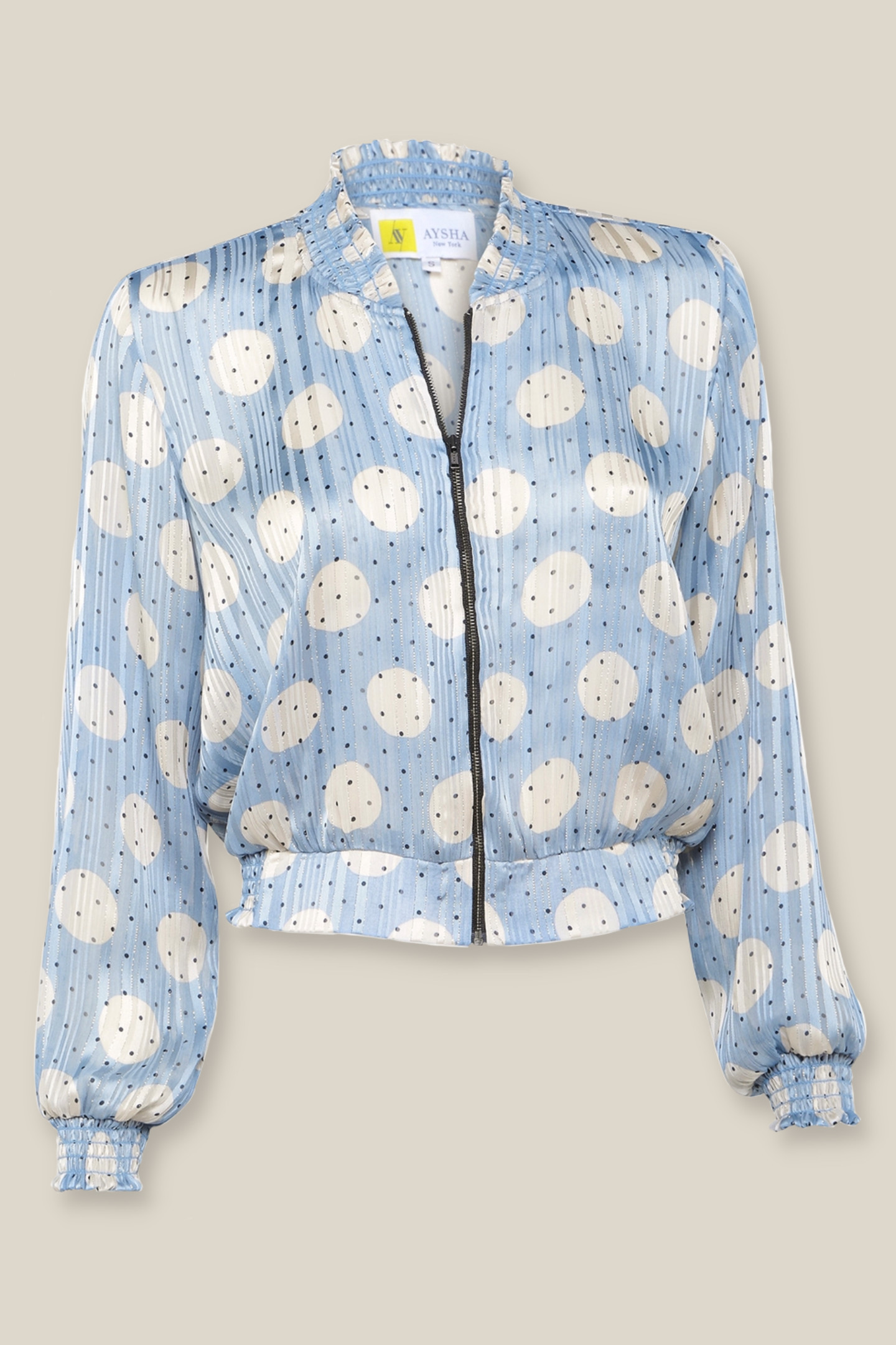 Blousette | Powder Blue Polka Dots
