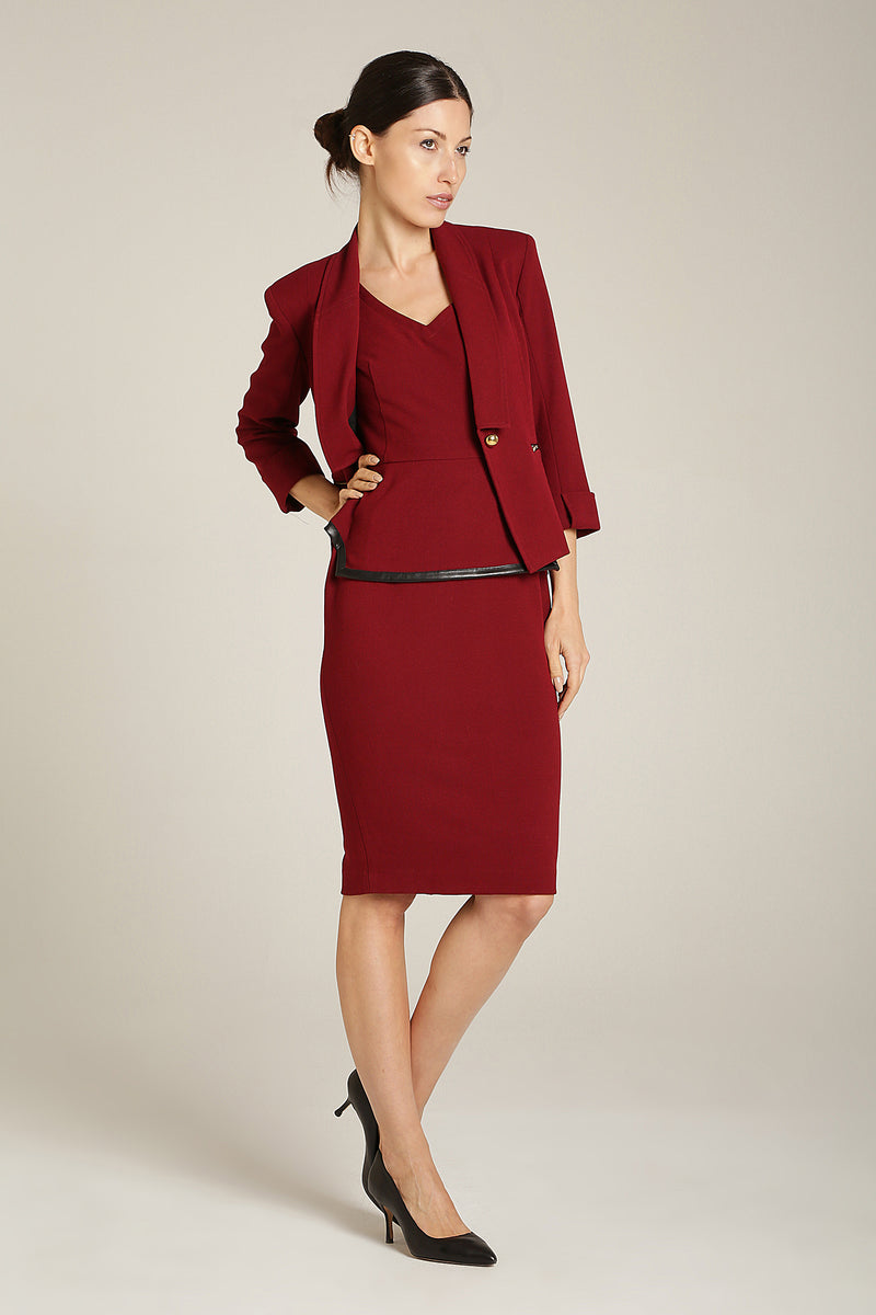 Ivy Dress | Burgundy