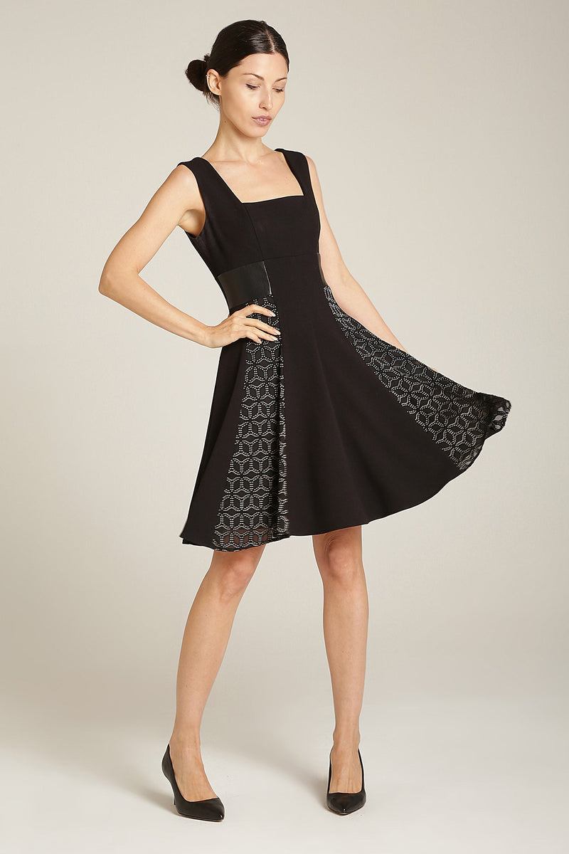 Tiffany Dress | Black & Gold