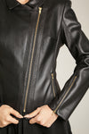 Moto Jacket | Black Vegan Leather